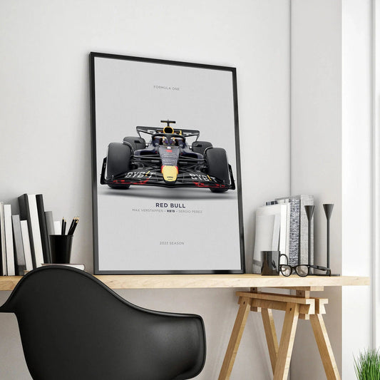 Canvanation Affiche Voiture 2023 Saison Retro Formule 1
