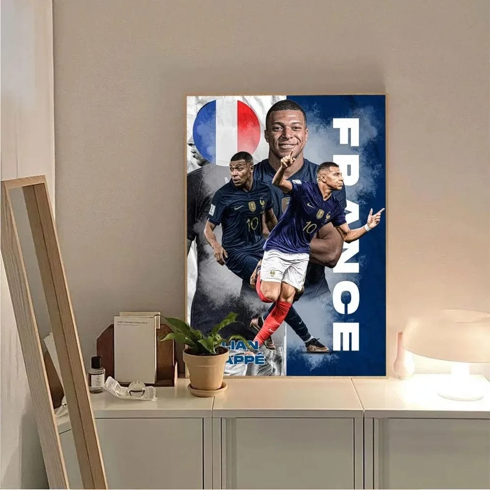 Canvanation 4 / 50x70cm Affiche Kylian Football Mbappé