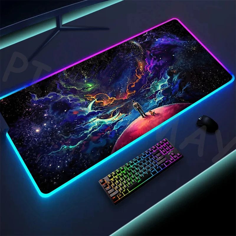 Canvanation SPA001 (23) / 400x900x3mm Tapis De Souris - Univers RGB Gaming