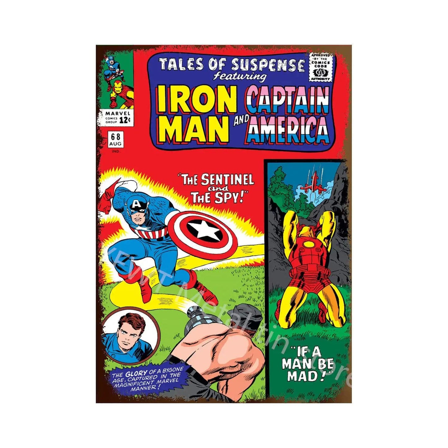 Canvanation JS232-2 / 20x30cm Poster Avengers Vintage