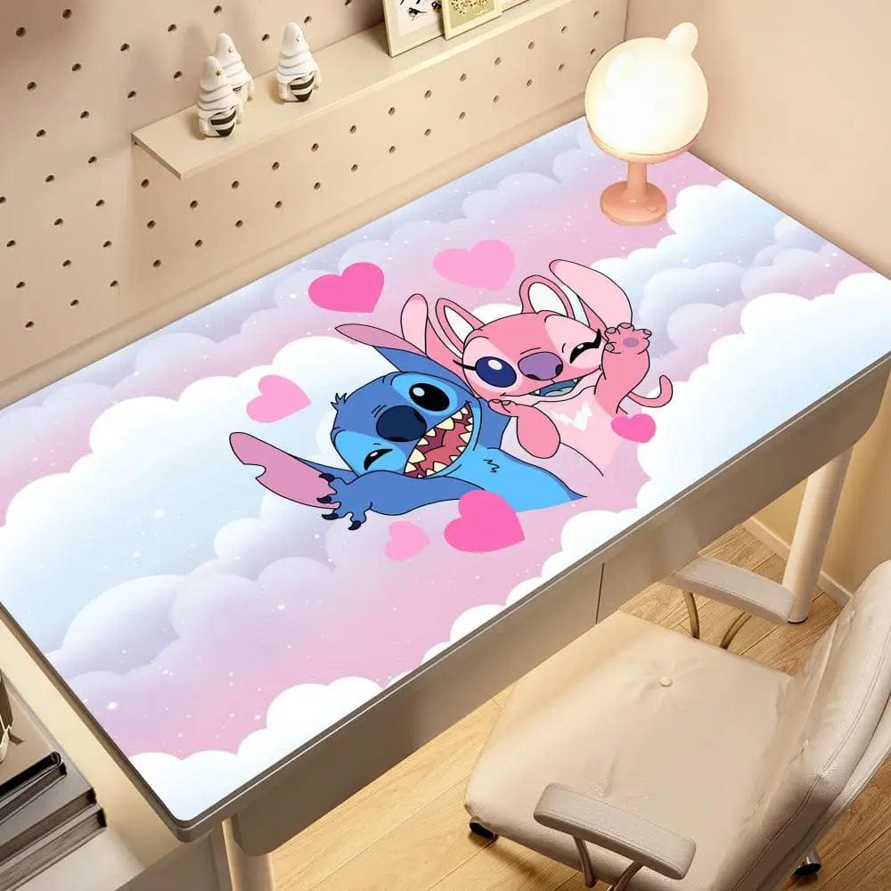 Canvanation BLACK-1 / 900x400x3mm Tapis De Souris - Kawaii Stitch Anime