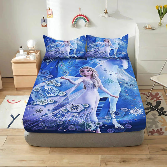 Canvanation Housse de Couette Frozen - Un Voyage Magique au Coeur de l'Hiver