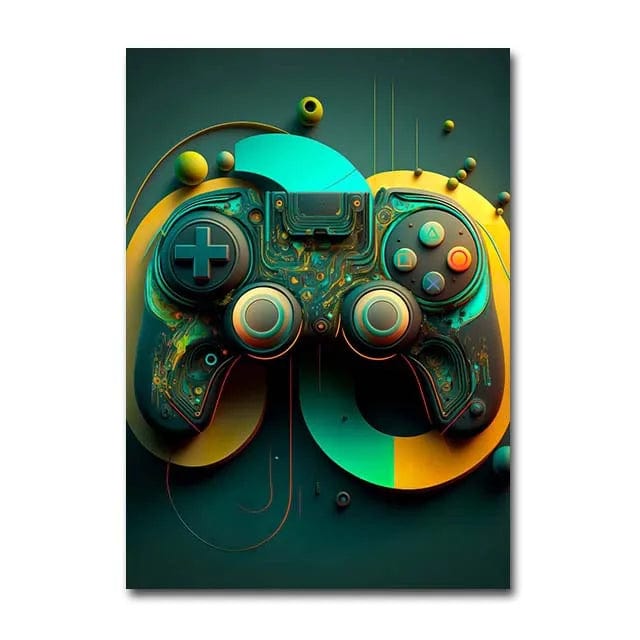 Canvanation 40x60cm / E Affiche Coloré Salle De Jeux