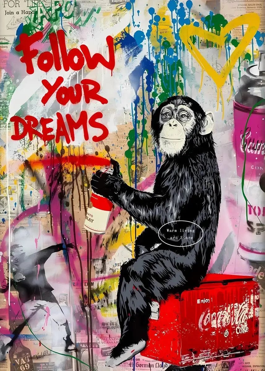 Canvanation Affiche Banksy Street Art Chambre