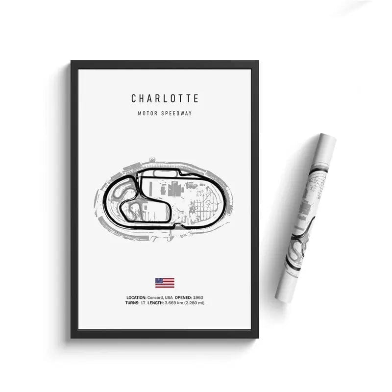 Canvanation 28 / 30x40cm Affiche Circuit Formule 1