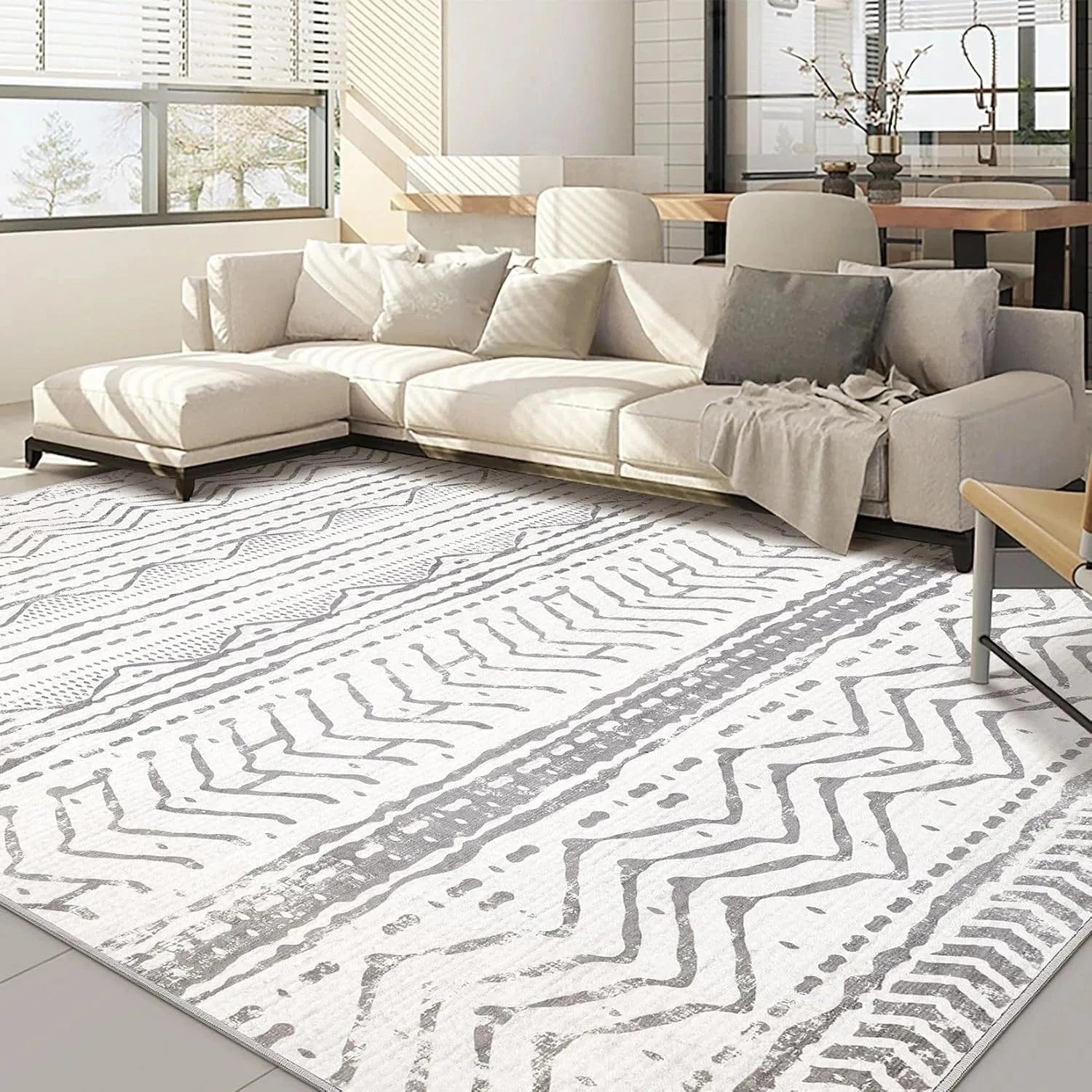 Canvanation 11 / 80x120cm Tapis De Salon Moderne - Design Aubusson, Style Européen & Américain