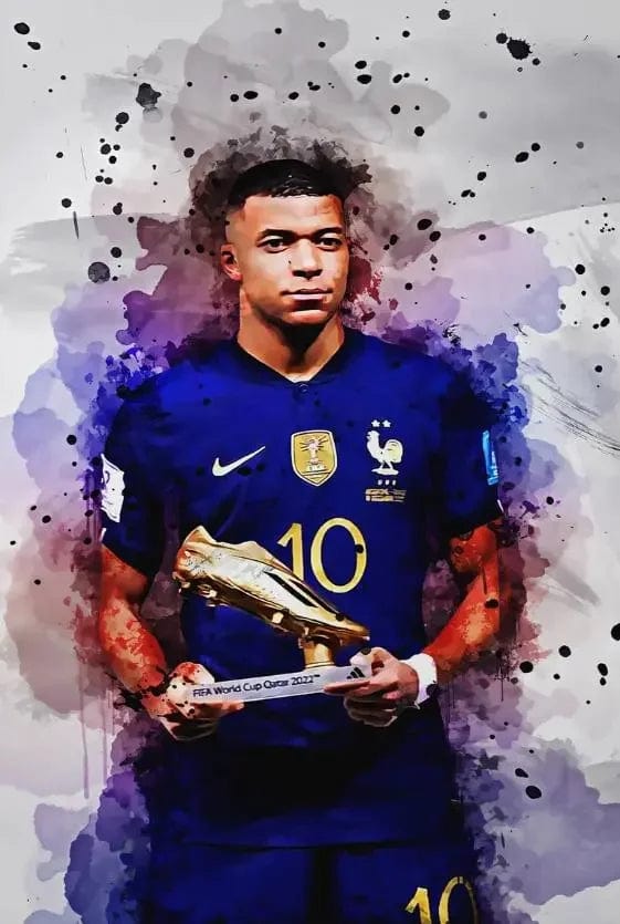 Canvanation 17 / 40x60cm Affiche Joueur De Foot Professionnel