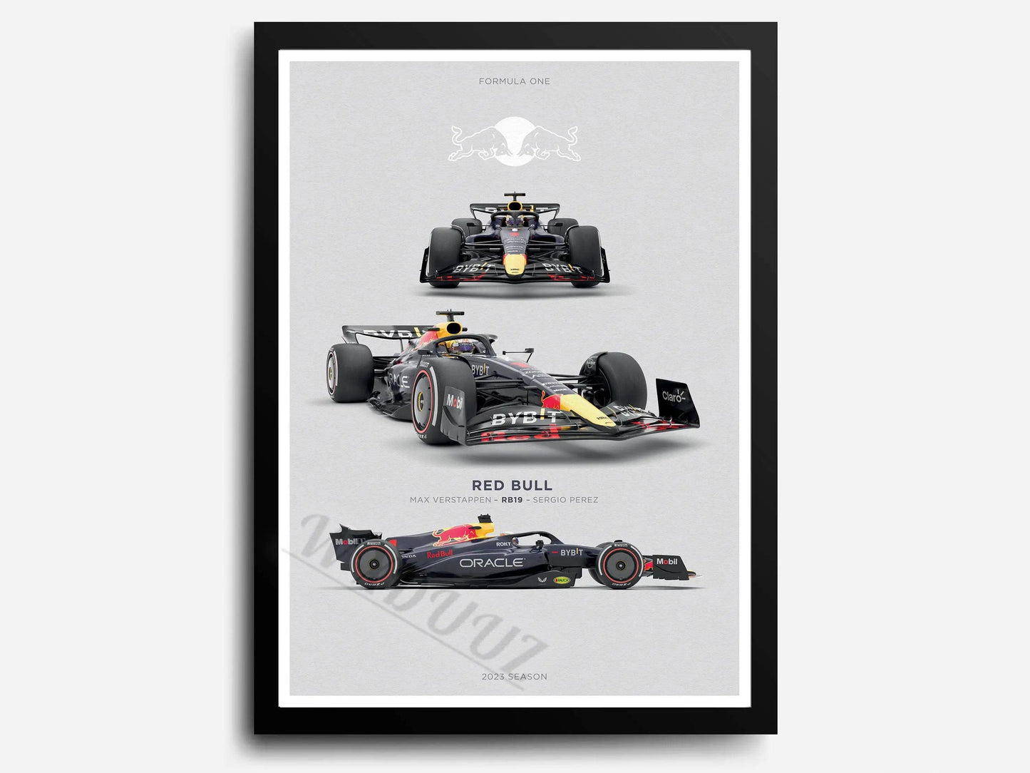 Canvanation 13 / 40x50cm Affiche 2023 Saison Retro Formule 1 80S