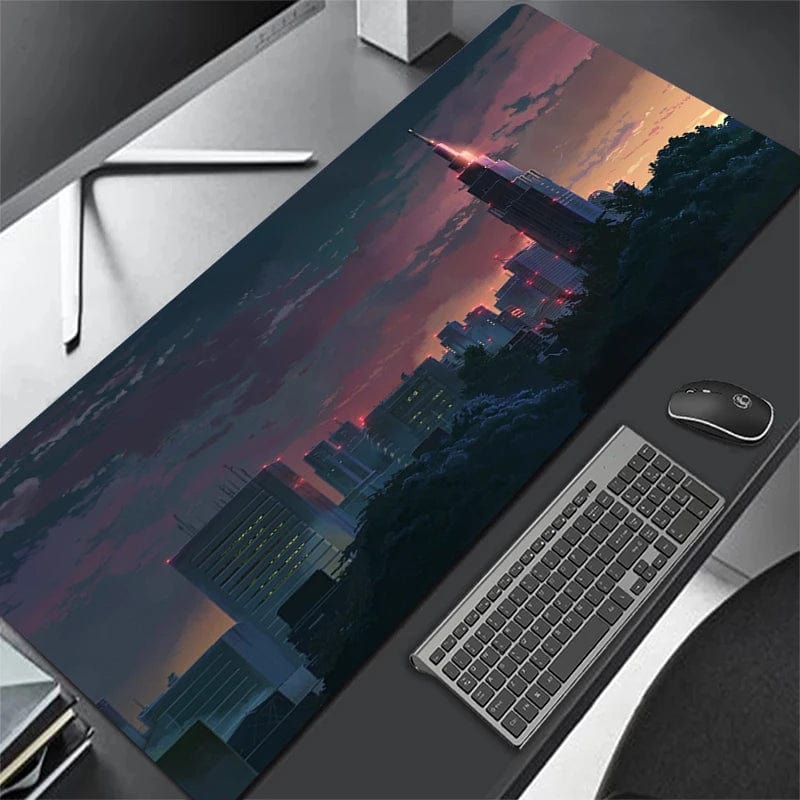 Canvanation EP929845 (6) / 40x90x5 Cm Tapis De Souris - Cyberpunk Gaming Ville Tokyo