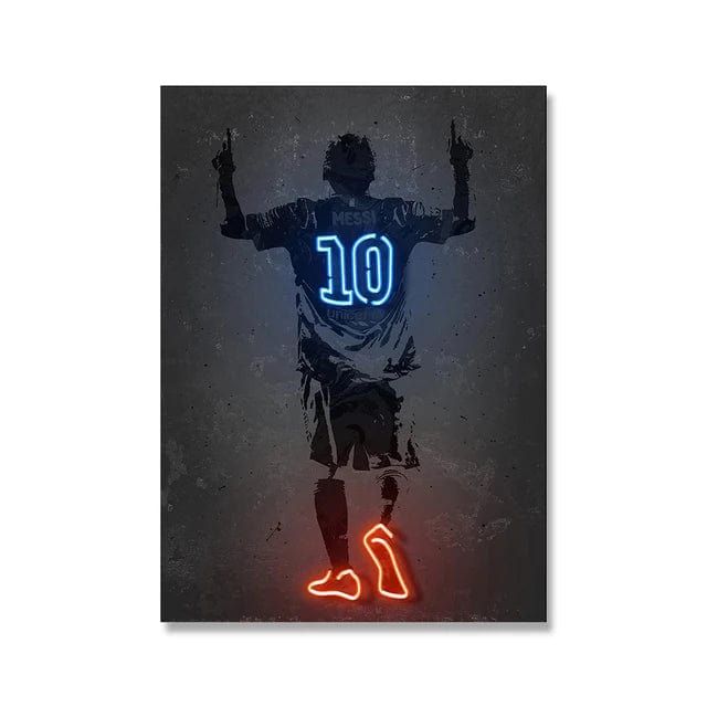 Canvanation 10 / 30x40cm Affiche Basketball Neon