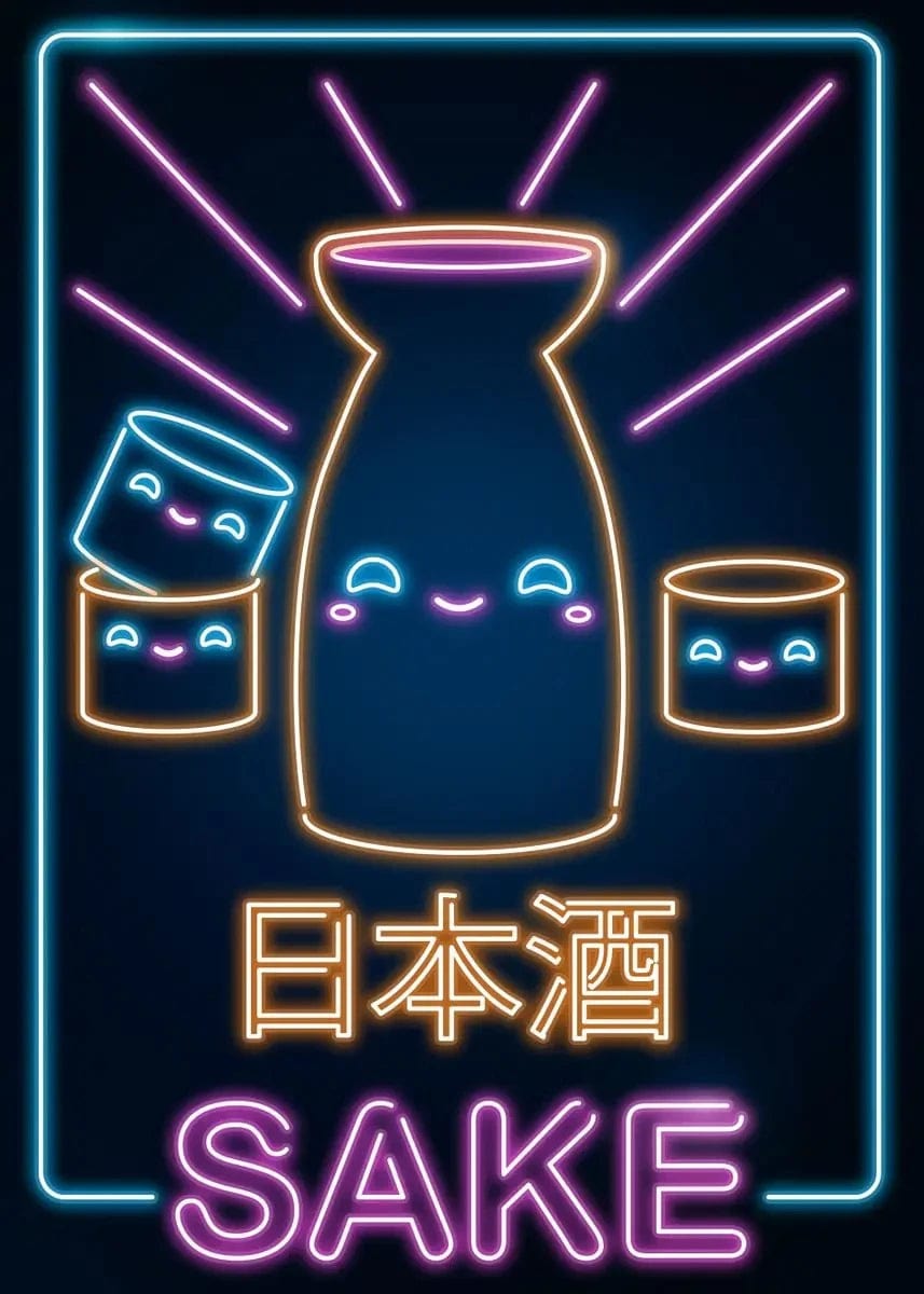 Canvanation 5 / 30x42cm Affiche Japonais Neon Retro Nourriture Ramen
