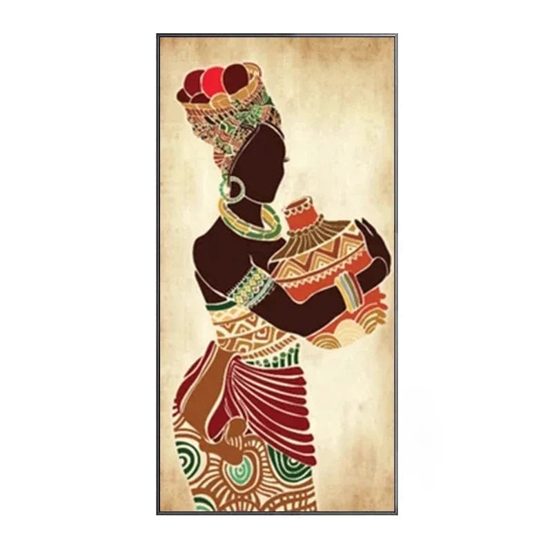 Canvanation H31-2 / 40x80cm Affiche Femme Africaine