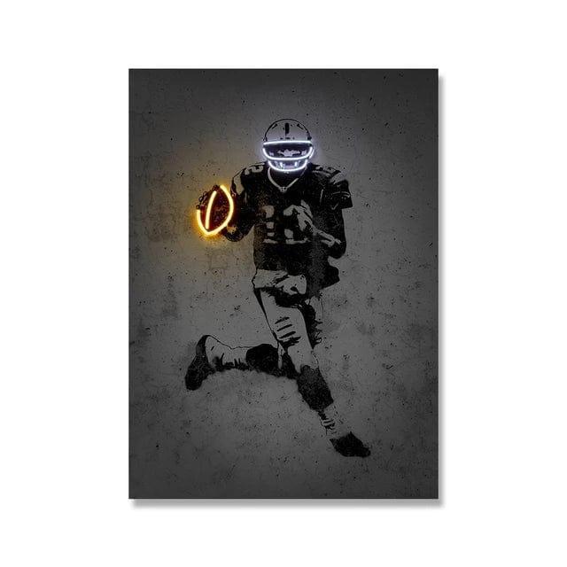 Canvanation 4 / 30x40cm Affiche Basketball Neon