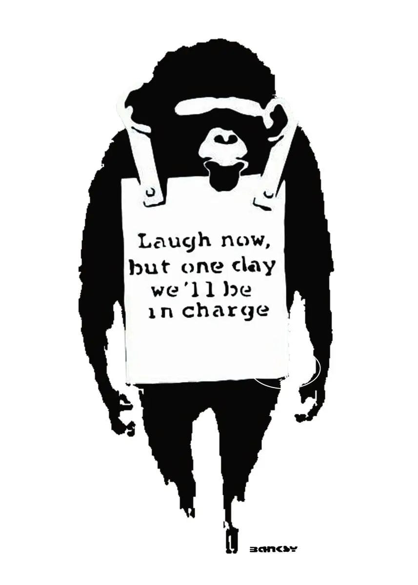 Canvanation 5 / 50x70cm Affiche Banksy Street Art Chambre