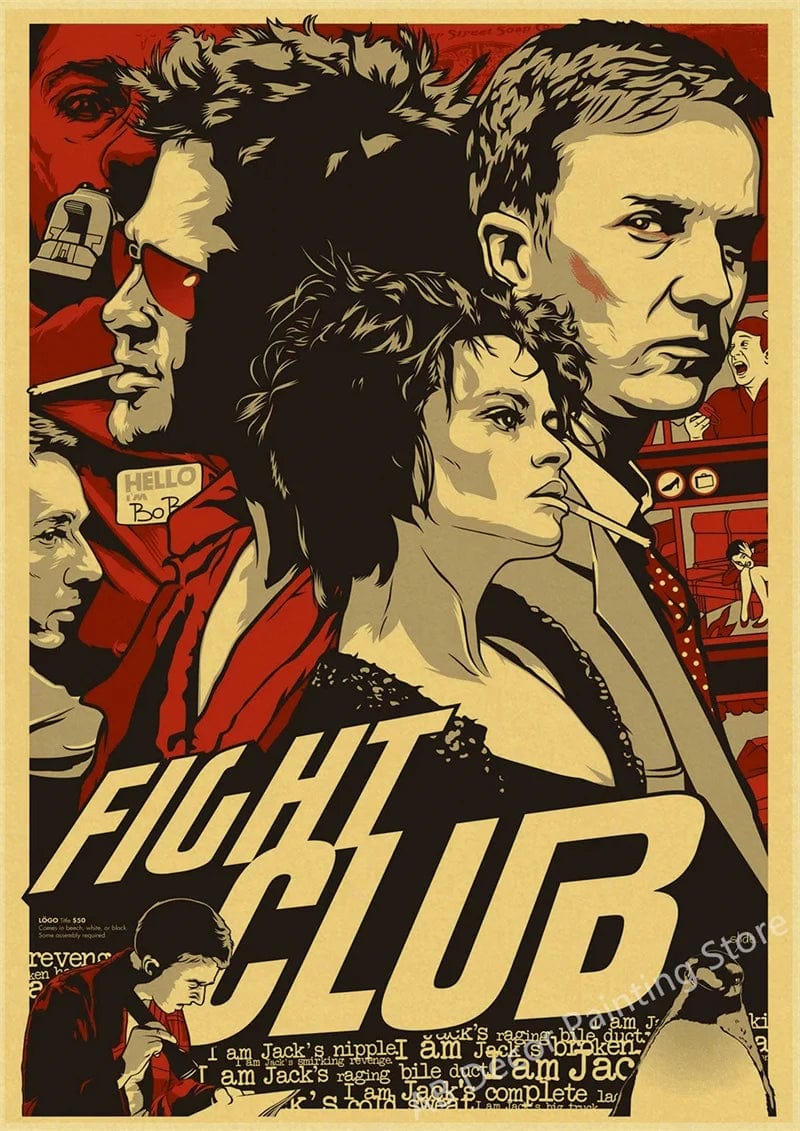 Canvanation 43 / 42cmx30cm Poster Film Vintage Fight Club
