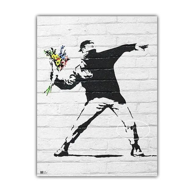 Canvanation Affiche Banksy Street Art Chambre