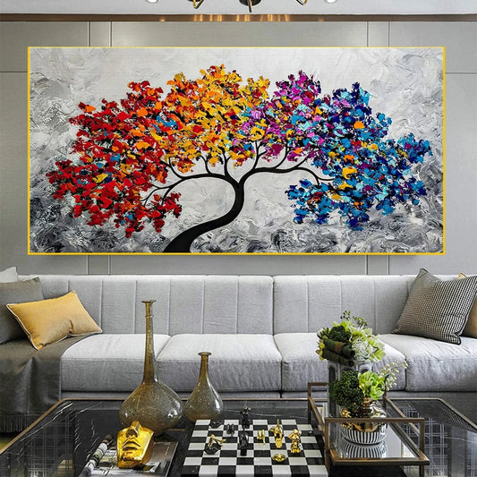 Canvanation 70x140cm Affiche Arbre De Vie Racines Cosmiques