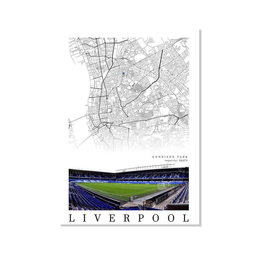 Canvanation DJ9824-4 / 20X30cm No Frame Affiche Terrain De Football