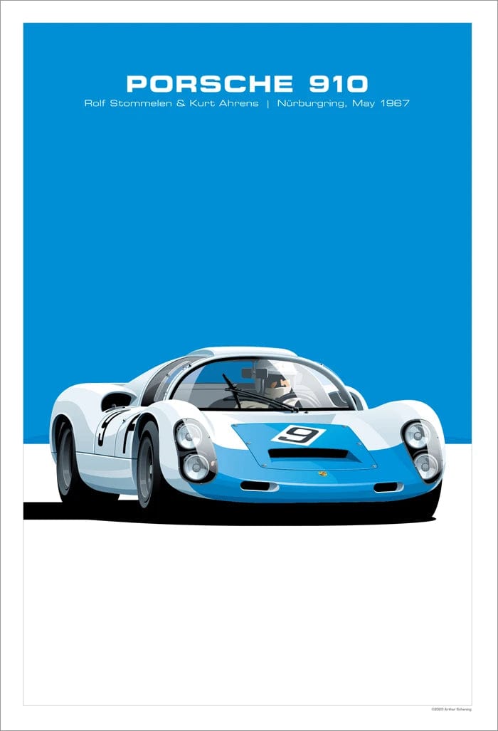 Canvanation 21 / A4 20x30cm Affiche Retro Voiture GTR