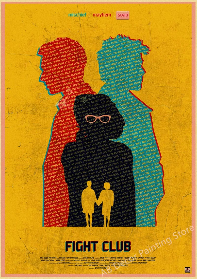 Canvanation 30 / 42cmx30cm Poster Film Vintage Fight Club