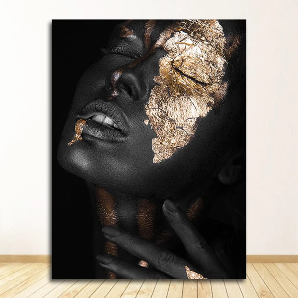 Canvanation 0518XX06 / 40x50cm Affiche Femme Africaine Noir