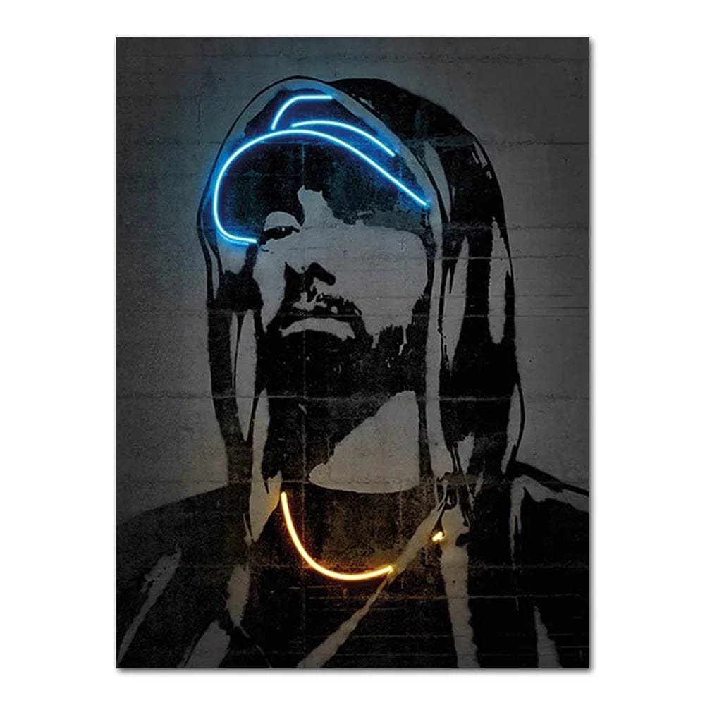 Canvanation Style8 / 40X60cm Affiche Neon Rap Pop Art