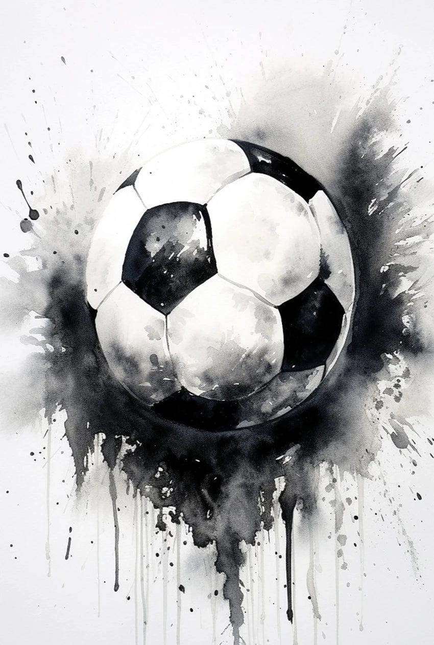 Canvanation 11 / 50x70cm Affiche Football Graffiti Pop Art