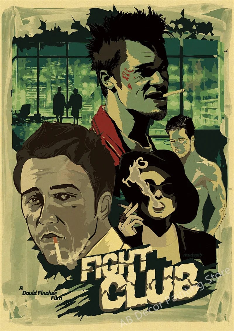 Canvanation 44 / 42cmx30cm Poster Film Vintage Fight Club