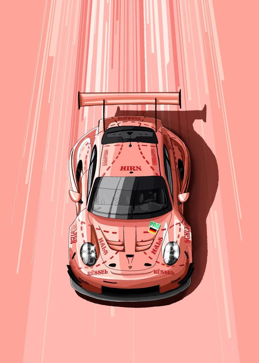Canvanation 3 / 20X30cm Affiche Voiture Sport Course Formule