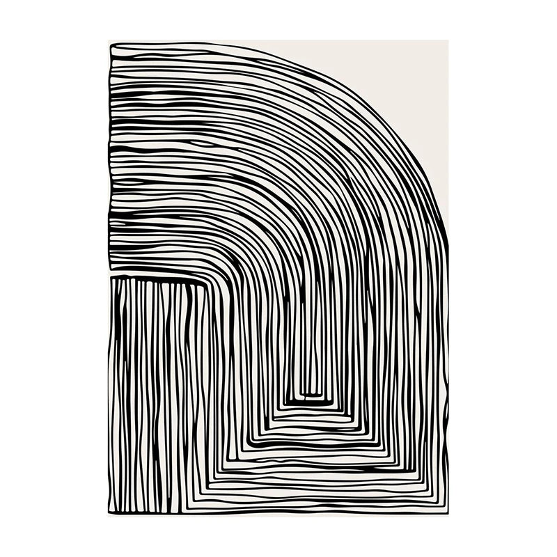 Affiche Abstrait Japonais