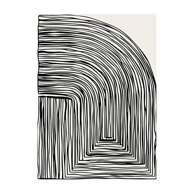 Canvanation Q0023-4 / 40X50cm Affiche Abstrait Japonais