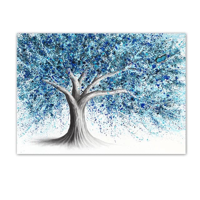 Canvanation 1 / 80x120cm Affiche - Arbre De Vie Coloré Gustave Klilmt