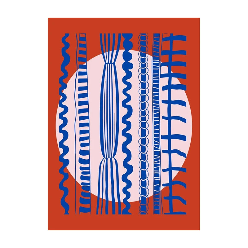 Affiche Abstrait Japonais