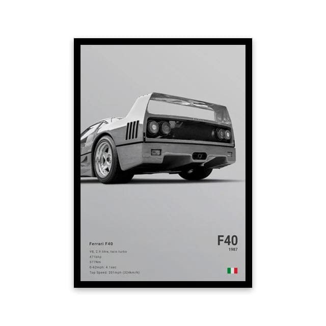 Canvanation Affiche Voiture Sportif R8 RS3 M3 M5