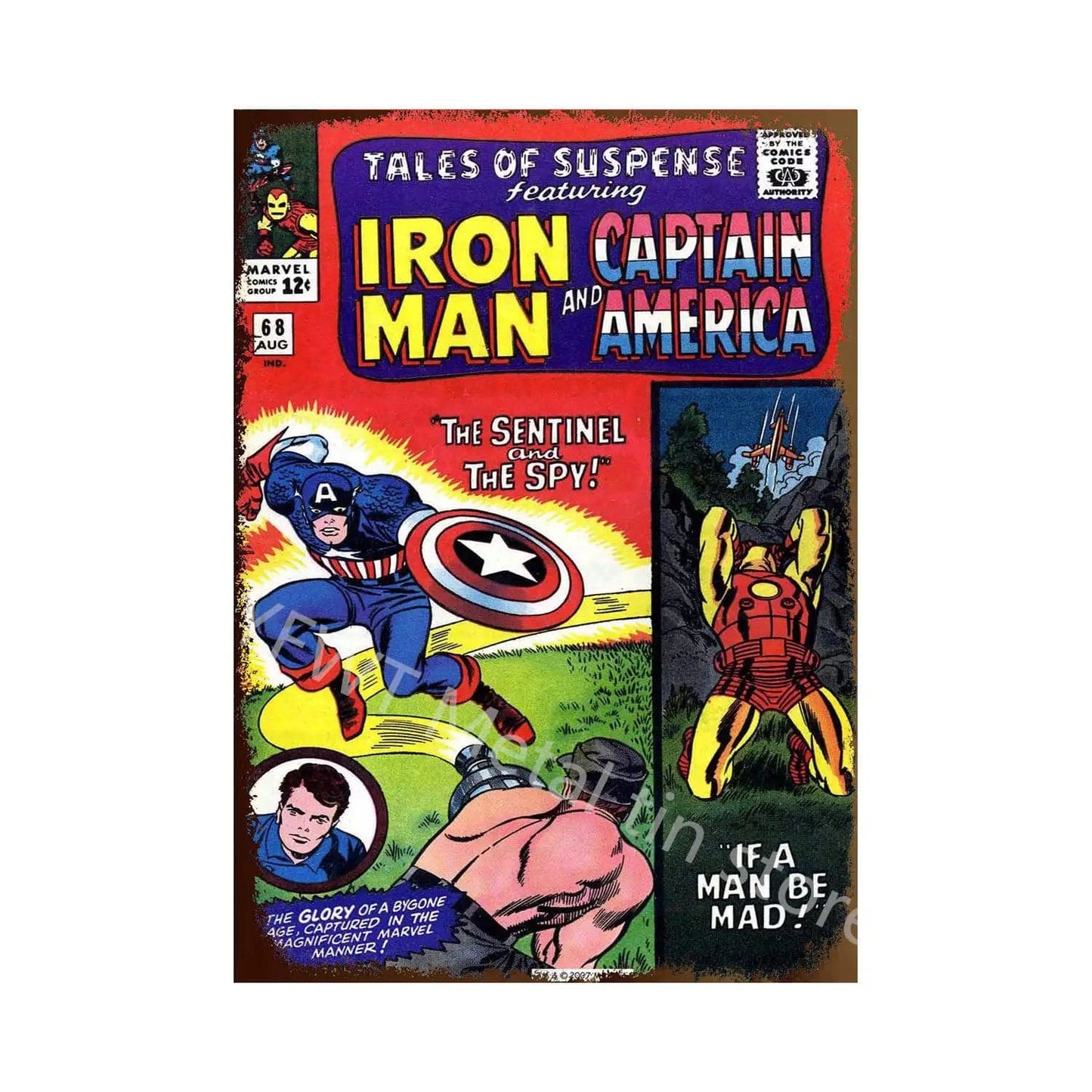 Canvanation JS232-21 / 20x30cm Poster Avengers Vintage