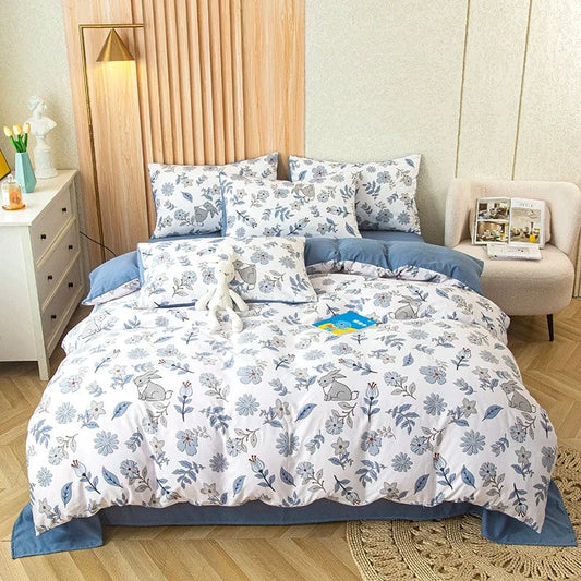 Canvanation Housse De Couette - Nature Imprimé Fleurs