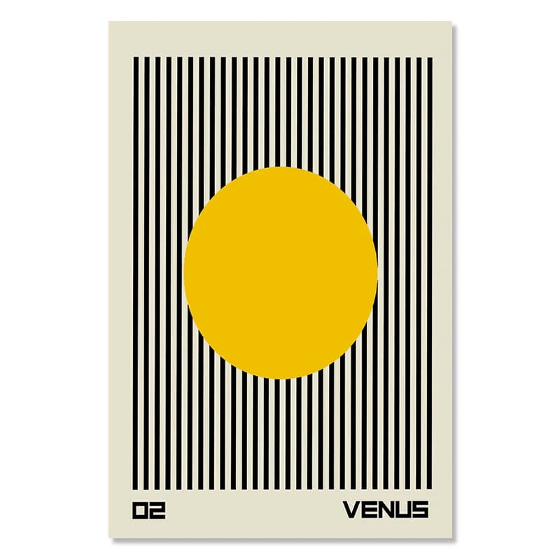 Canvanation Affiche Peinture Moderne Bauhaus