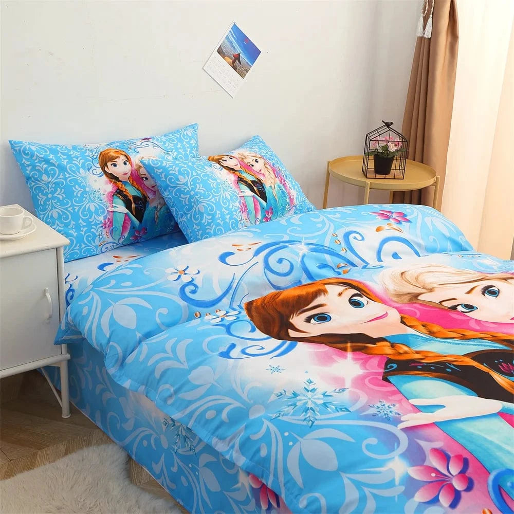 Canvanation Housse De Couette - Disney Frozen Elsa Raiponce Princess Fille Garçon
