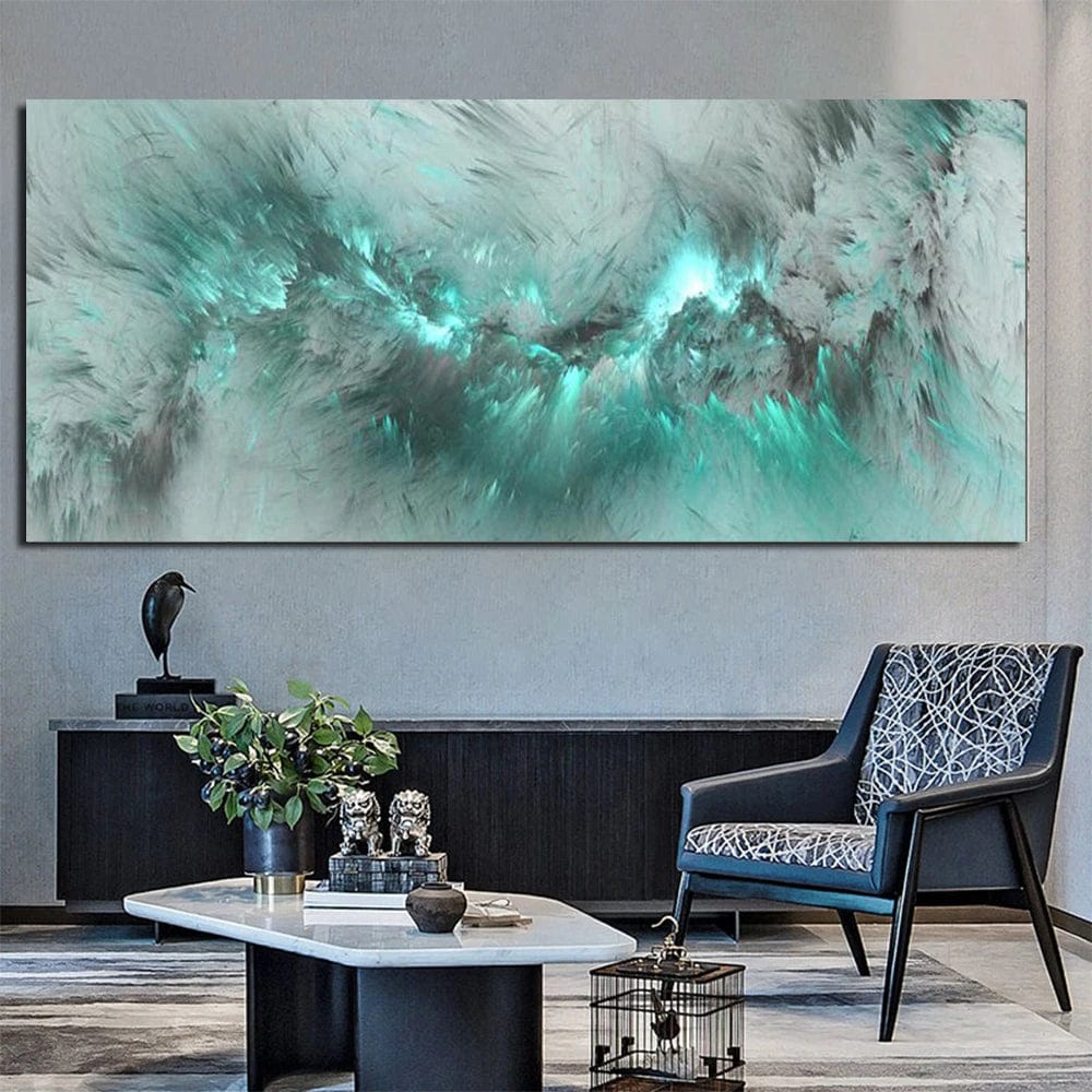 Canvanation QP10215-G / 80x185cm Affiche Peinture Abstraite Moderne