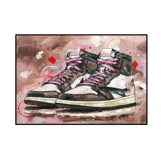 Canvanation 40X60CM Affiche Street Art Nike Air Jordan Cactus