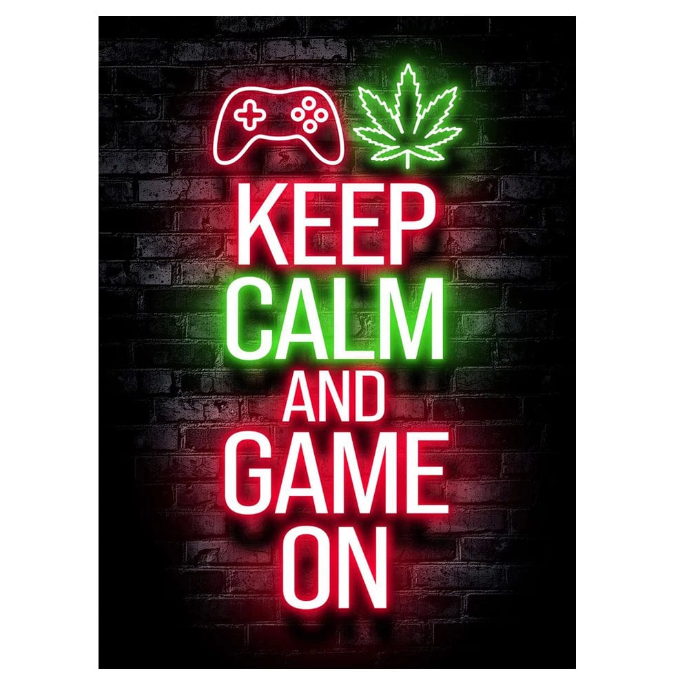 Canvanation AC359-6 / 30X40cm Affiche Chambre Gaming Neon
