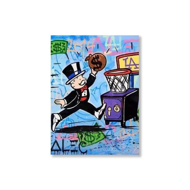 Canvanation 19 / 40x60cm Affiche Moderne Monopoly Alec Pop Art