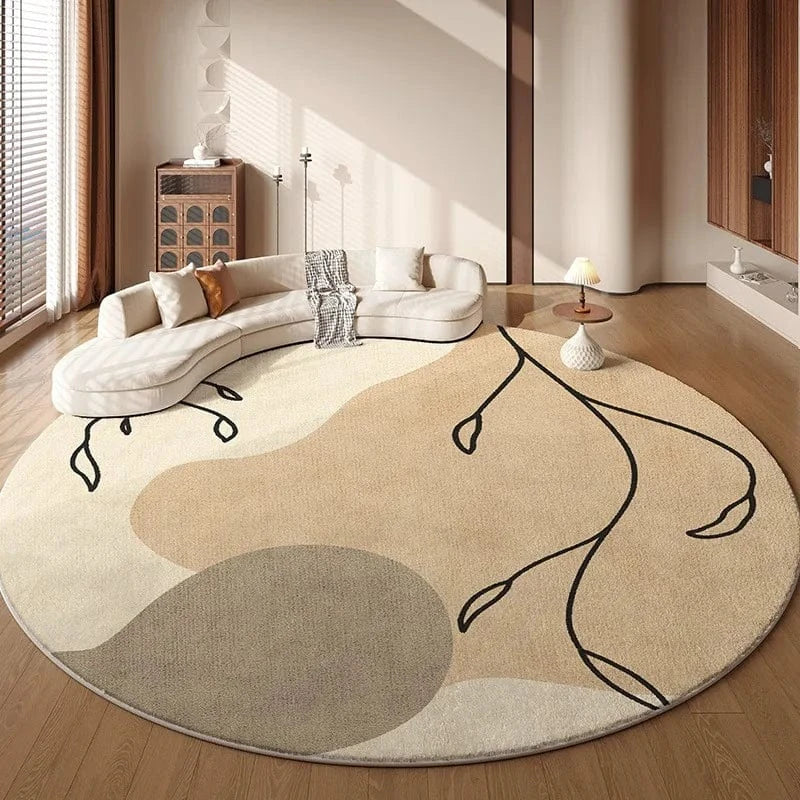 Canvanation WR1986-YD / Customizable size Tapis rectangulaire géométrique – Style minimaliste