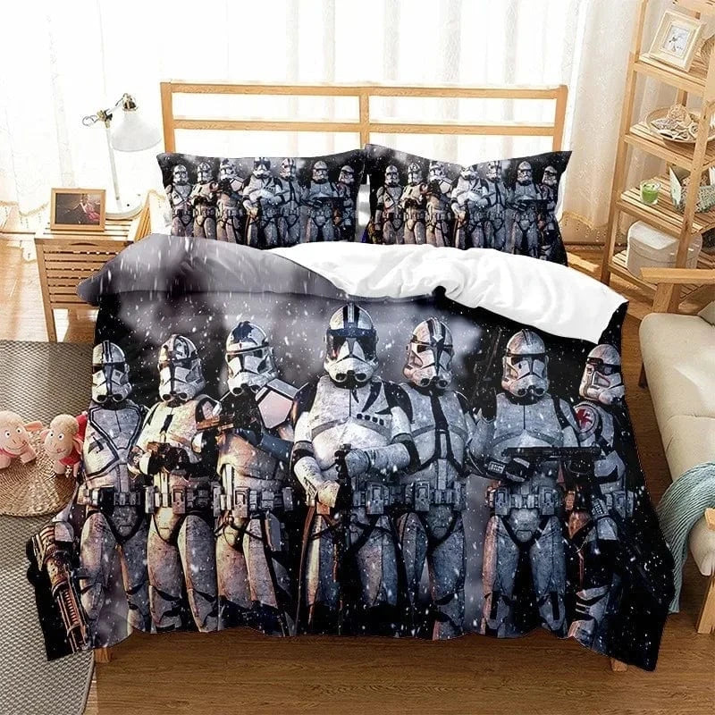 Canvanation N / 228x228cm Housse De Couette - 3D Yoda Darkvador Star