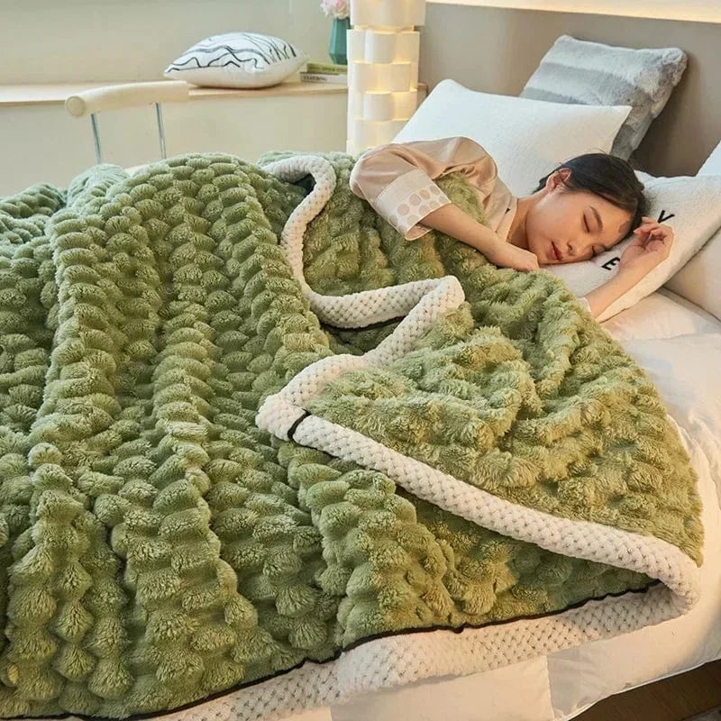 Canvanation Vert / 120x200cm(47x79inch) Couverture Polaire En Velour