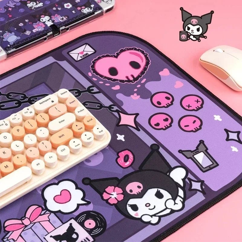 Canvanation Tapis De Souris - Sanrios Cute Kuromi Anime 79cm x 35cm