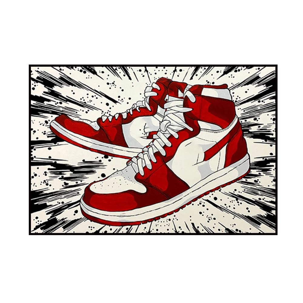 Canvanation 50X75CM Affiche Street Art Nike Air Jordan