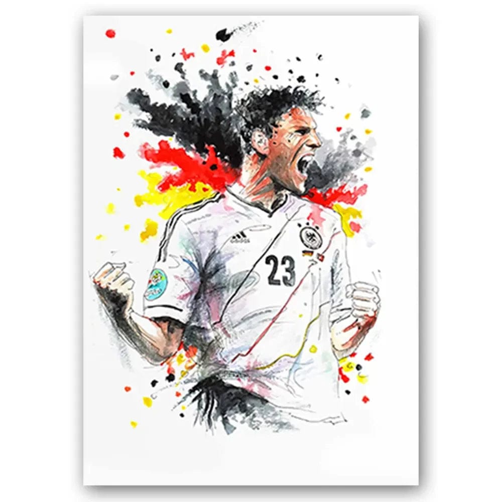 Canvanation 12 / 40x60cm Affiche Joueur De Foot