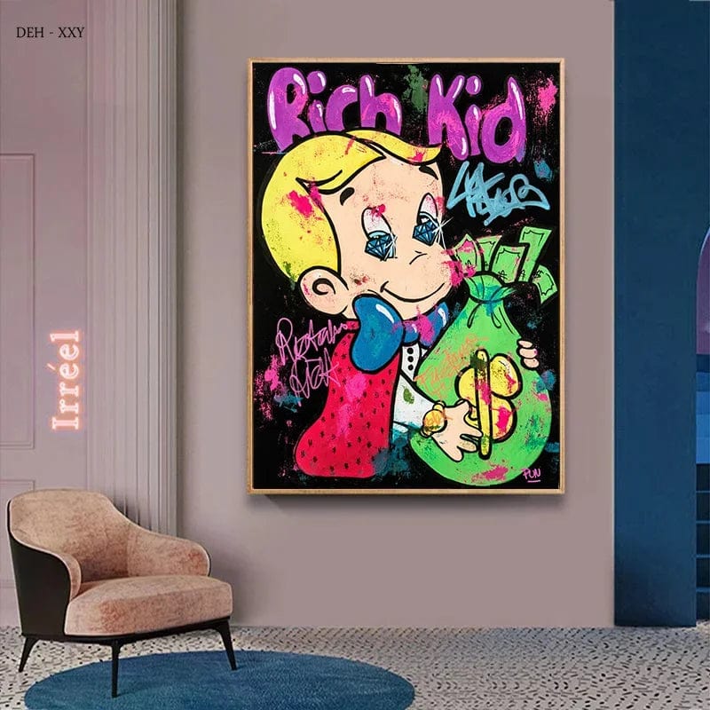 Canvanation Affiche Monopoly Vintage Pop Art