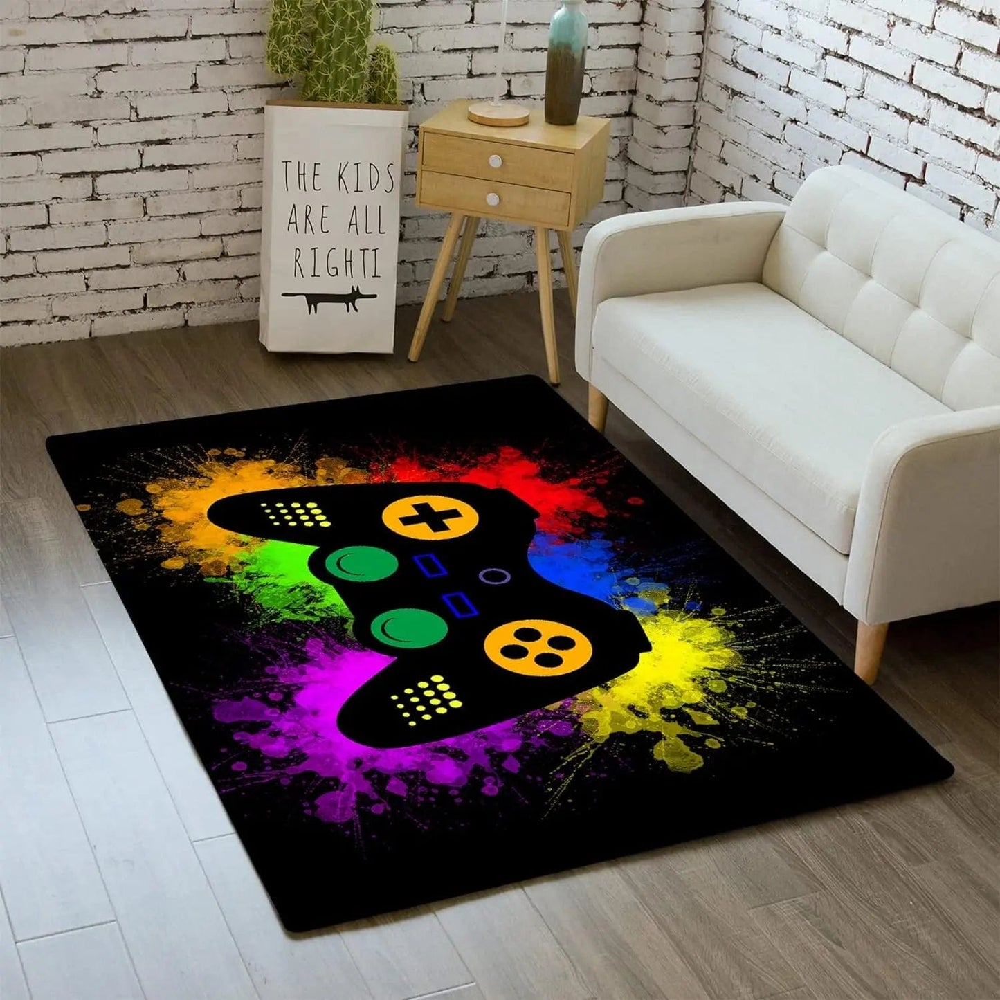 Canvanation 02 / 50x80cm 20x32inch Tapis De Chambre Gamer Manette